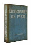 LIVROS RAROS - "DICTIONNAIRE DE PARIS",  Librairie Larousse, Paris, 1964.  Dicionário das ruas e monumentos de Paris, com verbetes detalhados sobre sua fundação e fatos históricos ali acontecidos. Profusamente ilustrado em p.b. Texto em francês. Páginas,  591. Formato : 20,5 x 28,5 cm.  Capa dura original. Marcas do tempo. Ligeira acidez sobre o papel .  Coleção Particular Rio de Janeiro/RJ.