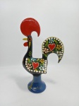 Galo português em cerâmica, em bom estado, 26 cm