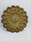 Prato decorativo colecionável, em bronze, em ótimo estado, 20 cm