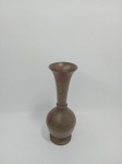 Vaso indiano em bronze, no estado, com marcas do tempo, 20 cm