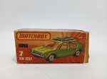 Miniatura Matchbox Super Fast VW Golf, peça de colecionador, em ótimo estado, na caixa original, no estado, England, 1/64