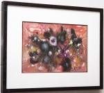 Antonio Bandeira, Abstrato, Técnica Mista, 20 x 29, datado em 1963, assinatura no canto inferior direito.