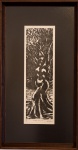 Renata Andrade, Mulher Árvore IX, Xilogravura, 49 x 15, datado em 2012, assinatura no canto inferior direito, com certificado assinado pelo artista. OBS: A OBRA ESTA EM UMA EXPOSIÇÃO INDIVIDUAL NA GALERIA, SENDO ASSIM O ENVIO OU RETIRADA DA OBRA SÓ PODERÁ SER REALIZADO APOS TERMINO DA EXPOSIÇÃO. PERÍODO DE EXPOSIÇÃO CONFORME CONSTA NO SITE DA GALERIA : 20/06 A 31/08.