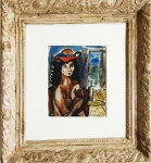 Di Cavalcanti, Mulata, Óleo Sobre Cartão, 20 x 17, assinatura no canto inferior direito.