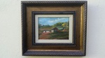 Clodomiro Amazonas, `Cena Rural`, Óleo Sobre Cartão, 18 x 24, assinatura no canto inferior direito.