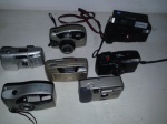 Lote com vairas câmeras fotograficas, Lote com vairas câmeras fotograficas