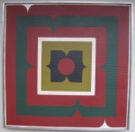 Ivan Serpa - Série Amazônia - Medindo 40x40 datado de 7-2-68 - assinatura no verso