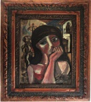 Di Cavalcanti - Mulata - Óleo sobre Cartão medindo 40x31,5 - A.C.I.D