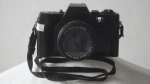 Câmera Yashica antiga, semi profissional no estado.