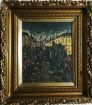 Silvio Pinto, `Sem titulo`, Óleo sobre Tela, 32 x 27, assinatura no canto inferior direito.