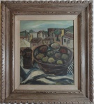 Di Cavalcanti - Composição Óleo sobre Tela medindo 60x50 - Datado de 1963 - A.C.I.D