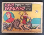 Revista em quadrinhos Raio Vermelho - Única revista com mais de 600 quadrinhos. Ano I n. 7 de novembro de 1950