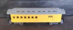 Vagão de trem de coleção, Virgínia & trucher, na caixa original, fabricação italiana. Comp.18cm