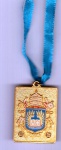 Medalha do 40º Aniversário da PUC RJ - Bronze Dourado - Mede: 30x40 mm