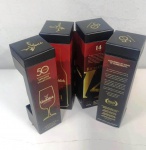 Kit de WHISKY - 50 YEARS EXPLORER COLLECTION - GLENFIDDICH  SCOTCH  contém 3 garrafas  ( 14, 15 E 21 YEARS ) lacradas e uma taça   - 200 ml  - Lacrado 