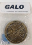 Medalha do Clube Atlético Mineiro - Brasileirão 2017 - Atlético e Avaí - Bronze - lacrada - Mede: 50 mm