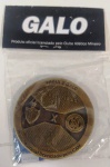Medalha do Clube Atlético Mineiro - Brasileirão 2017 - Atlético e Atlético Paranaense - Bronze - lacrada - Mede: 50 mm