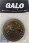 Medalha do Clube Atlético Mineiro - Brasileirão 2017 - Atlético e Flamengo- Bronze - lacrada - Mede: 50 mm