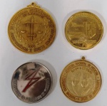 Kit de diversas medalhas em metal - diversos temas 