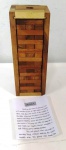 Mini jogo JENGA em madeira .