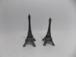 2 Torres Eiffel em metal (9 cm) e uma Estátua da Liberdade em resina (12 cm) no estado