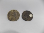 2 Medalhas antigas, 5 cm