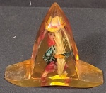 Portuguesa  Conservada no Ambar;Bom Estado Ótima Peça Decorativa;Dimensões:13cm Comprimento;5cm Largura;10cm Altura;Olhem as Fotos!