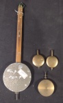 4 Pêndulos para Relógio;Material:Metal e Broze;Bom Estado; Dimensões Maior deles:42cm; Menor:8cm;Olhem as Fotos!