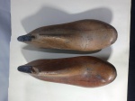 01 par de formas para fabricar sapatos confeccionada em madeira nobre, N37