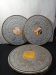 03 Latas rolo de filme antigo KODAK, medindo: 38cm de diâmetro