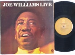 Joe Williams Live LP 1974 IMPORT USA Jazz Soul Cannonball Adderley Muito bom estado. LP Original Americano Fantasy records. Capa e disco em muito bom estado.