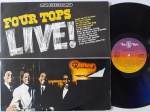 FOUR TOPS Live ! LP Brasil 1973 Soul Bossa EXCELENTE ESTADO. LP edição brasileira 70's Top Tap. Capa em muito bom estado. Disco excelente.