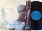 Marian McPartland  With You In Mind LP 1957 IMPORT USA Muito bom estado. LP Original Americano Capitol. Capa e disco em muito bom estado. Marca de caneta na contracapa.
