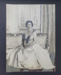 FOTOGRAFIA DA RAINHA   ELIZABETE II  RAINHA DA INGLATERRA /ORIGINAL