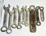 Conjunto contendo nove chaves para bicicleta sendo seis chaves combinadas e três  sextavada , usadas vendidas no estado.