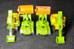 4 Minis Trator - Medidas Do Maior : 5cm X 3cm - Em Bom Estado De Conservação.