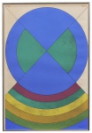 Edival Ramosa (1940 - 2015) - Composição Geométrica / Serigrafia sobre Papel / Tiragem 3/20 / Assinado CID / Medindo 73 x 53 cm. Com protação de vidro