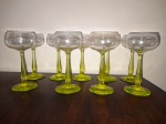 Nove taças de Cristal polonês