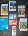 7 Guias Sendo : Guia Unibanco Brasil - Europa - Veneza - Califórnia - Peru - Croácia - Descubra A Califórnia .