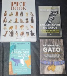 4 Livros Sobre Animais Sendo: Oque Podemos Aprender Com Os Gatos, Neil Somerville - Entenda Seu Gato, Arden Moore - O Encantador De Gatos, Jackson Galaxy/miguel Delgado - Pet Book.