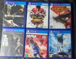 6 Jogos De Ps4 Sendo : Mortal Kombat X - Nba 2k15 - Star Wars Battlefront - The Last Of Us Remasterizado- God Of War Remasterizado - Street Fighter