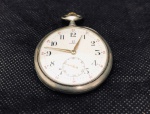 Relógio de bolso omega de prata 900 - Diâmetro: 6,5 cm de diâmetro