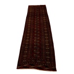 Tapete passadeira pakistam bukhara em ótimo estado - 2.85 m x 0.86 m