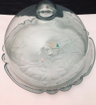 Prato para bolo de vidro - 33 cm de diametro