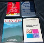 4 Livros - Cozinha rápida e fácil com LORRAINE PASCALE - English Gramma in Use - CANADA A CELEBRATION -Atlas of Skeletal Muscle Pathology