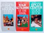 COLECIONISMO - 3 Guide Book - Walt Disney World - Epcot Center - Magic Kingdom - MGM Studios - Compliments Of Eastman Kodak Company - Ano:1989 - Medida: 23 x 10 cm