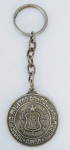 Antigo chaveiro Militar Das Agulhas Negras (A.M.A.N.) - Metal prateado - Medida da medalha: 3,9 cm.