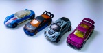 Hot Wheels - 4 Colecionáveis carrinhos - Malaysia - Mattel - Sendo: Toyota Celica MS, T suzuk, Avant garde, Toyota RSC, Modelo MI - Metal e plástico rígido. Conforme fotos. Medida maior: 8 x 3 cm.