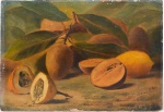 GUILHERME S'TOS - OSM - ACID - Quadro representando natureza morta. Medida: 27cm x 18,5cm.