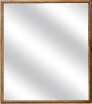 GRANDE espelho em moldura em madeira nobre com pátina à ouro velho decoração retorcida em relevo. Medida: 103cm x 117cm. Em bom estado de conservação.